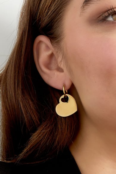 pendientes dije corazón h5 Imagen3