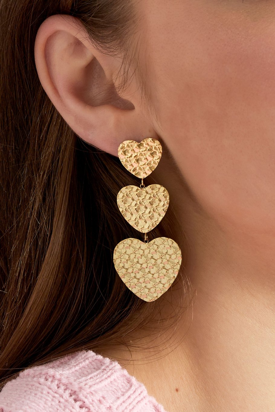 triple heart earring h5Picture3