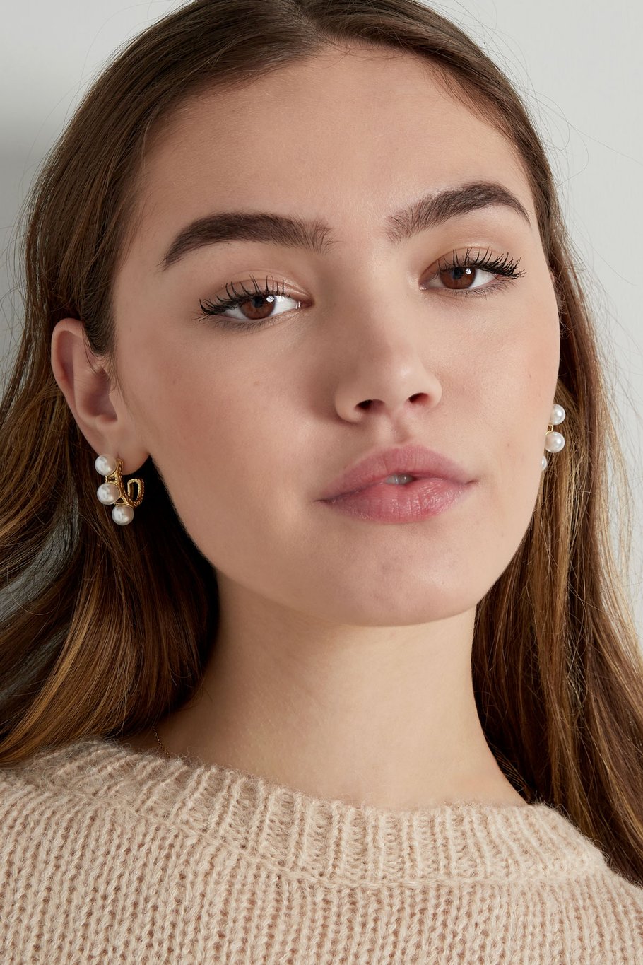 earrings triple statement pearl Picture4