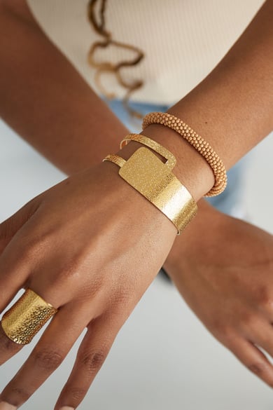 Armband mit Perlen - braun h5 Bild2