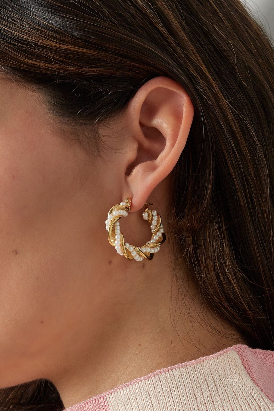 twisted earring pearl party h5Picture3
