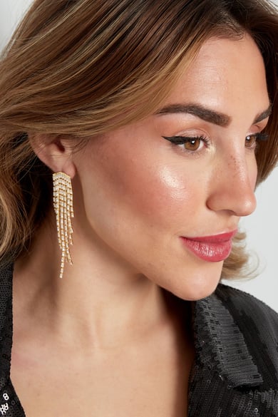 Pendientes brillantes amor plata - circonita cobre h5 Imagen2