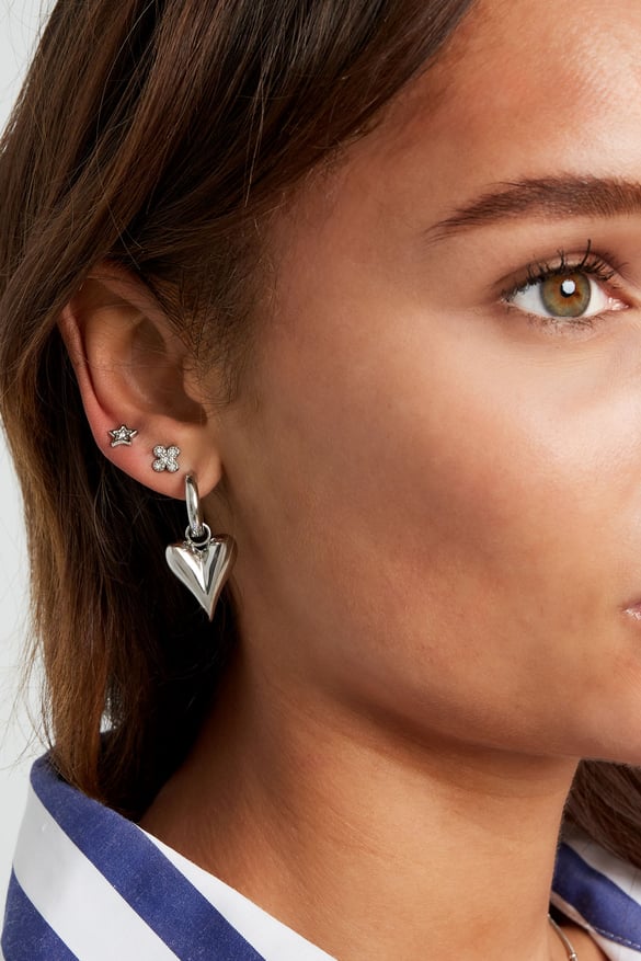 clover earrings with stones 2