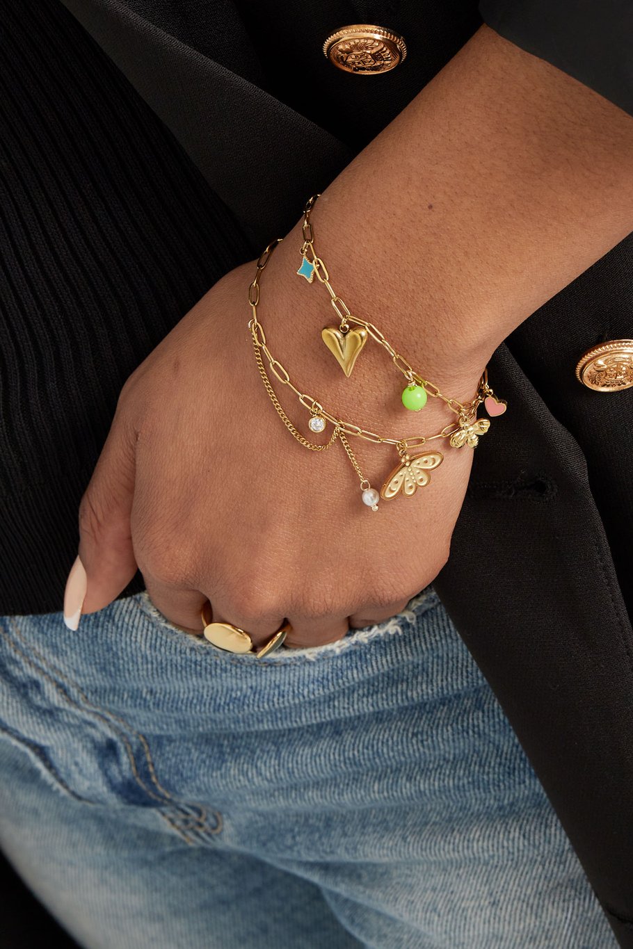 Charm-Armband Farbspritzer  Bild2
