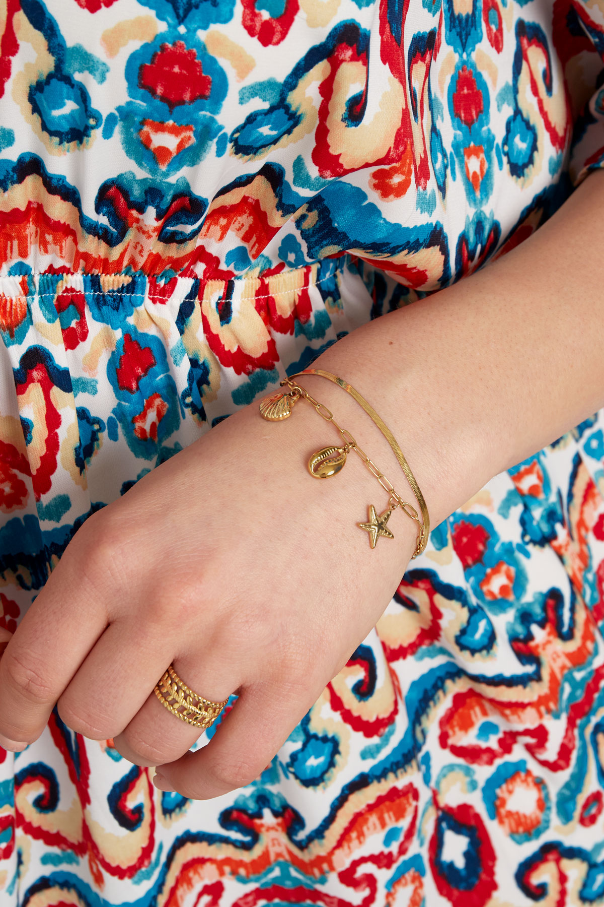 bracelet with sea charms