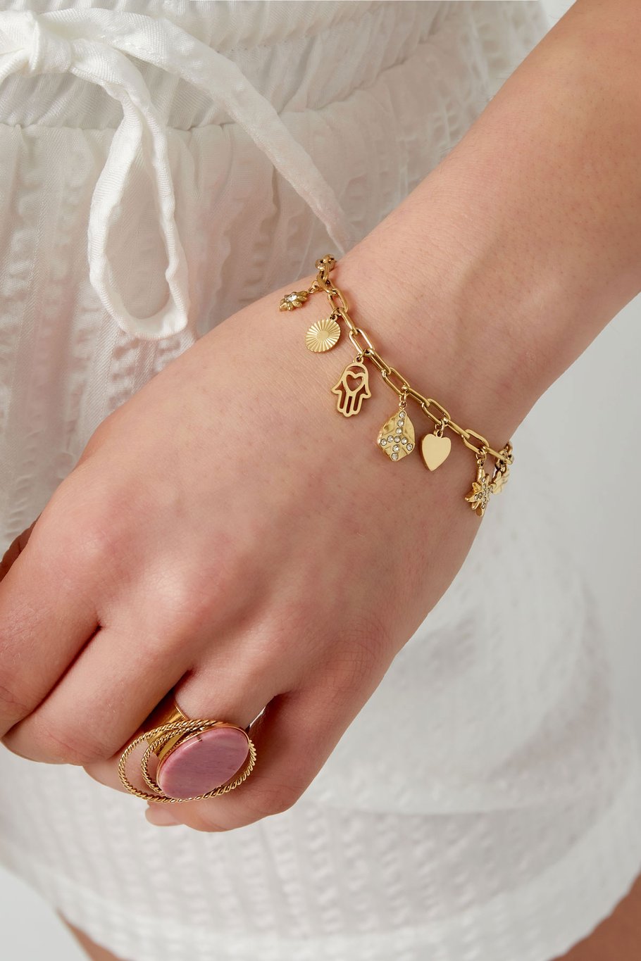 Bracciale con ciondolo della vita sacra - Colore argento Immagine2