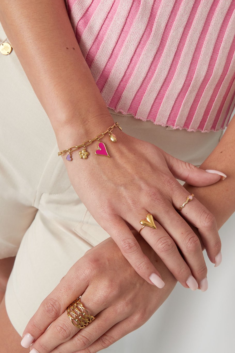 Charm-Armband Bunter Tag  Bild2