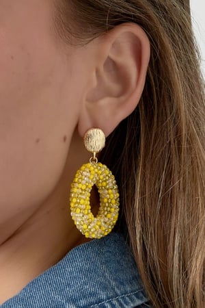 oval disco dip earring  h5 Picture3