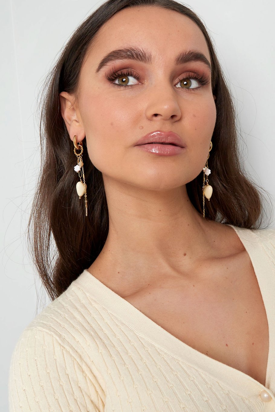 Love party earrings - green/purple h5Picture2