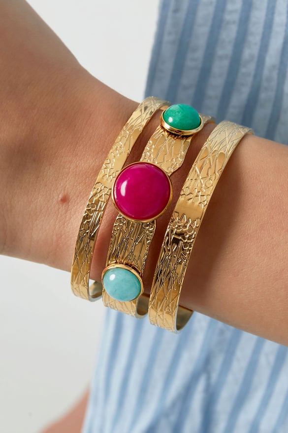 Bracelet bohème aloha - doré