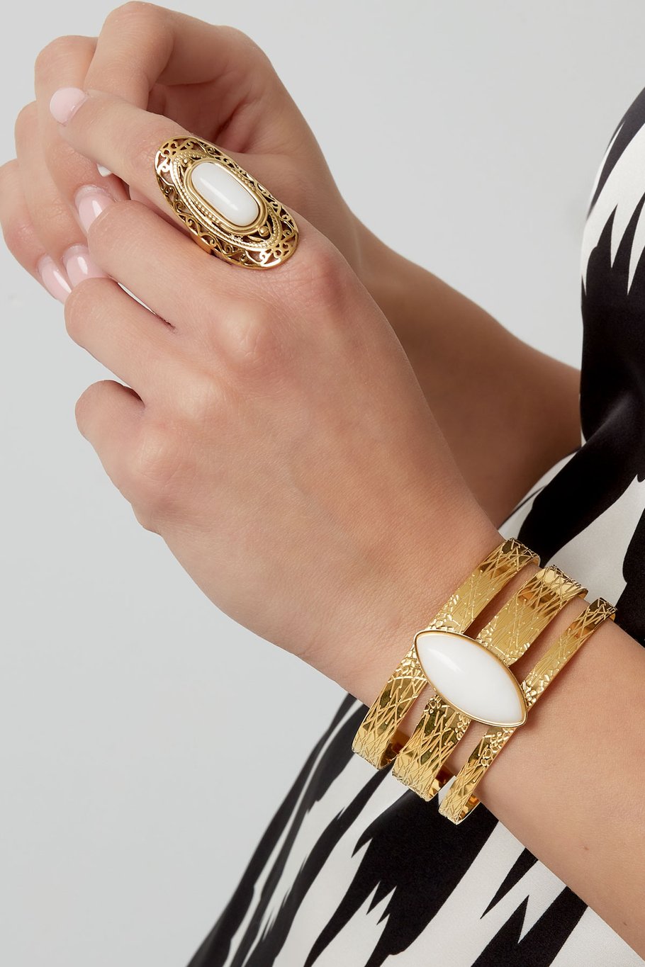 Bracciale sereno bohémien - Colore oro Immagine3