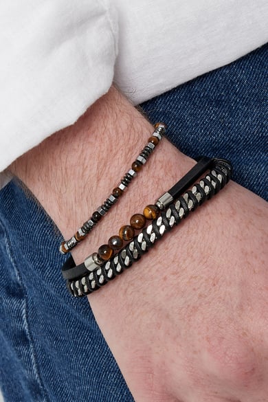 Men's bracelet serenity - black blue h5 Picture3