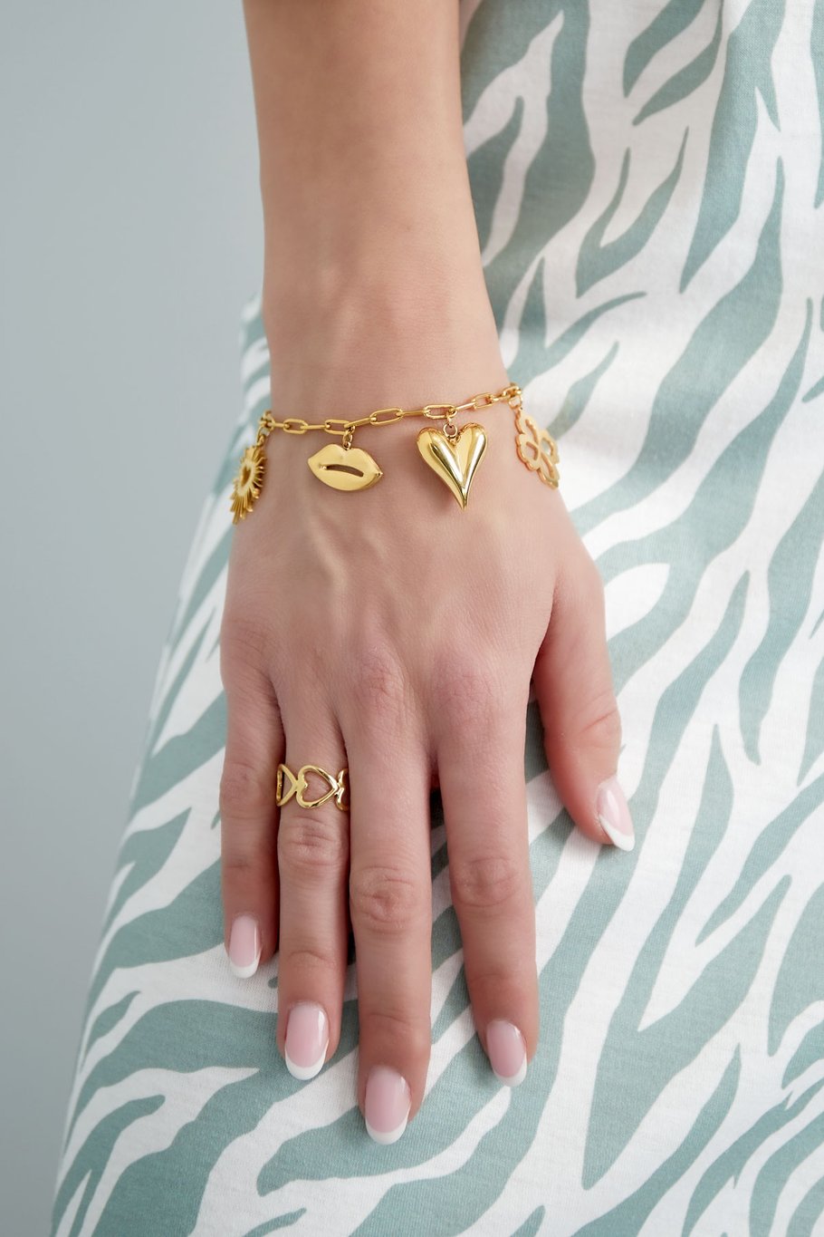 Charm-Armband Blumenliebhaber  Bild2