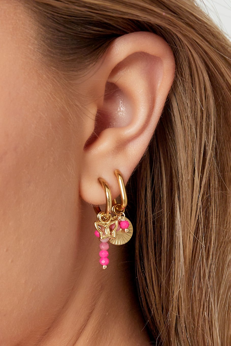 earrings stary night - pink  Picture3