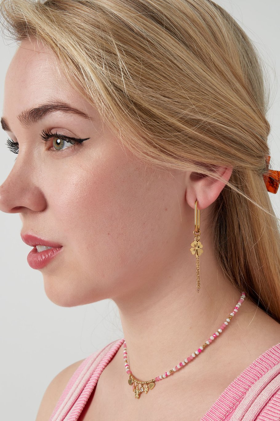 Pendientes día de la suerte - Color dorado Imagen2