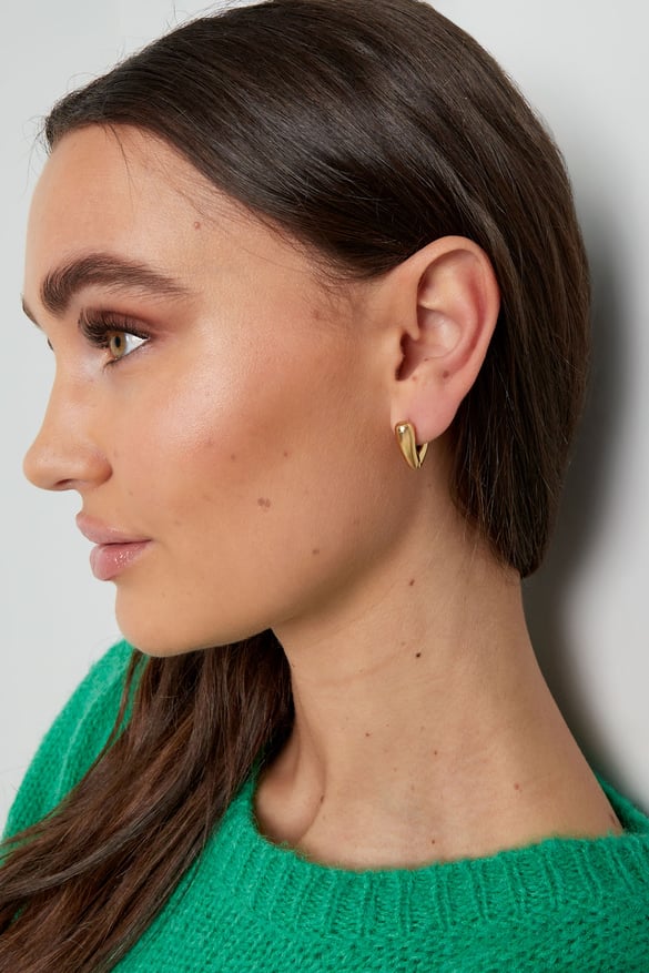 v-shape earrings small
