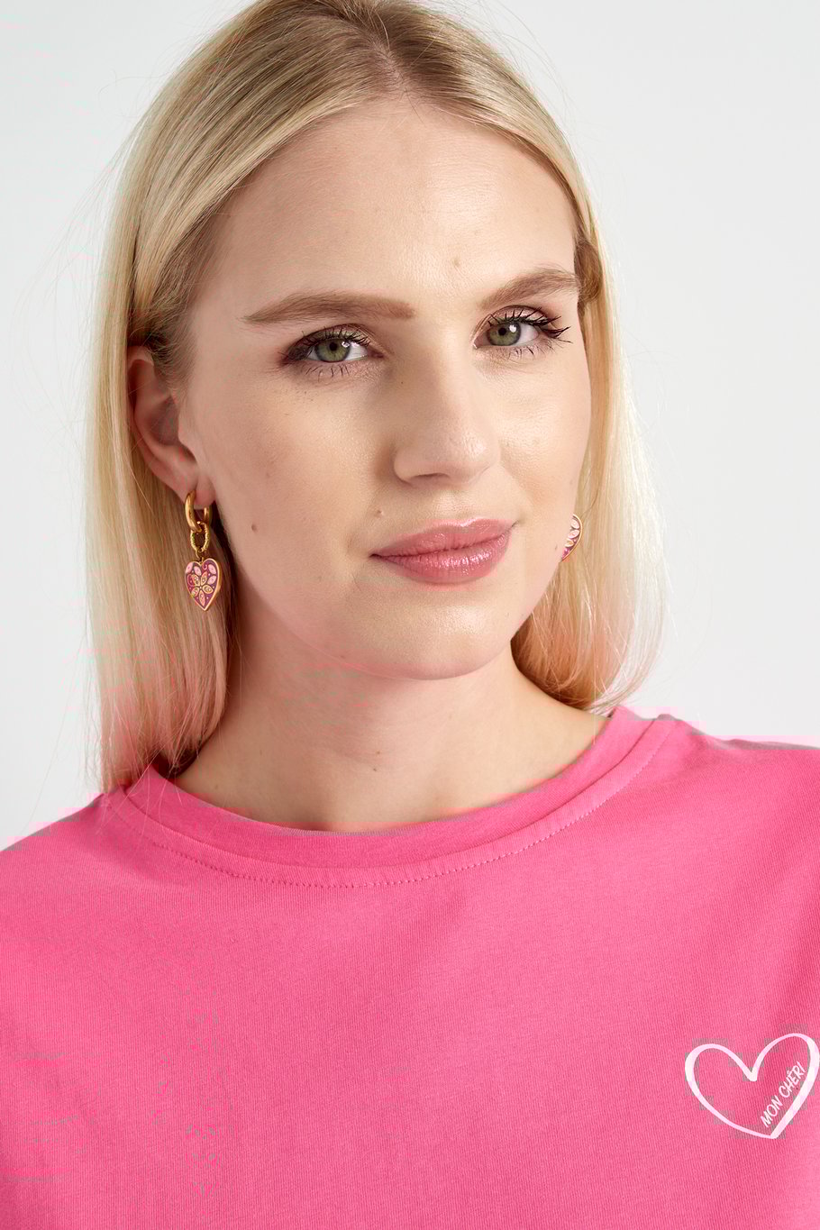 Ohrringe „Eyes on you“ - fuchsia h5Bild4