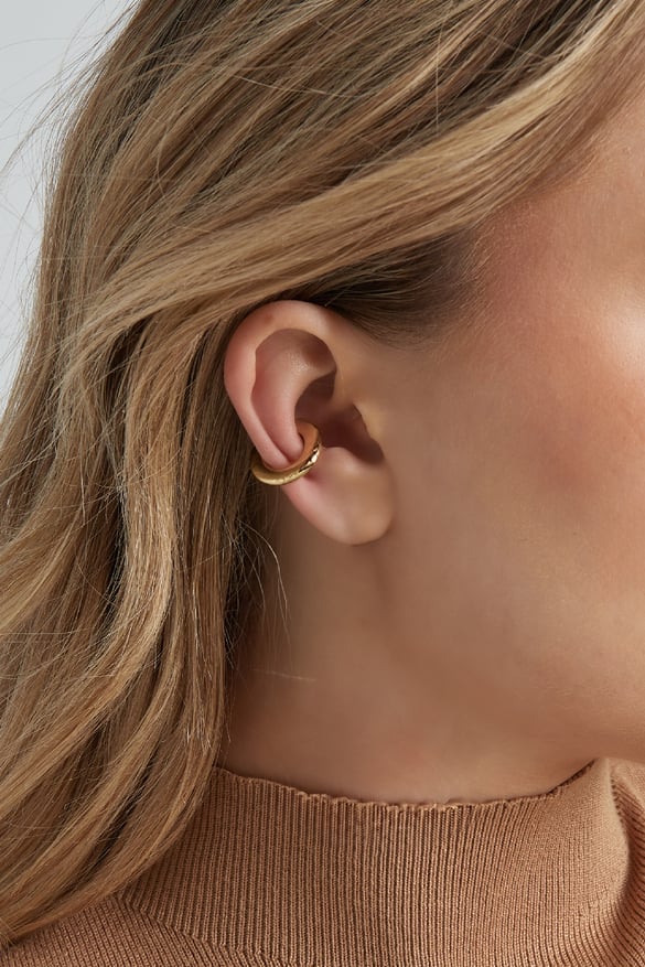 ear cuff semplicità anima - colore oro 2