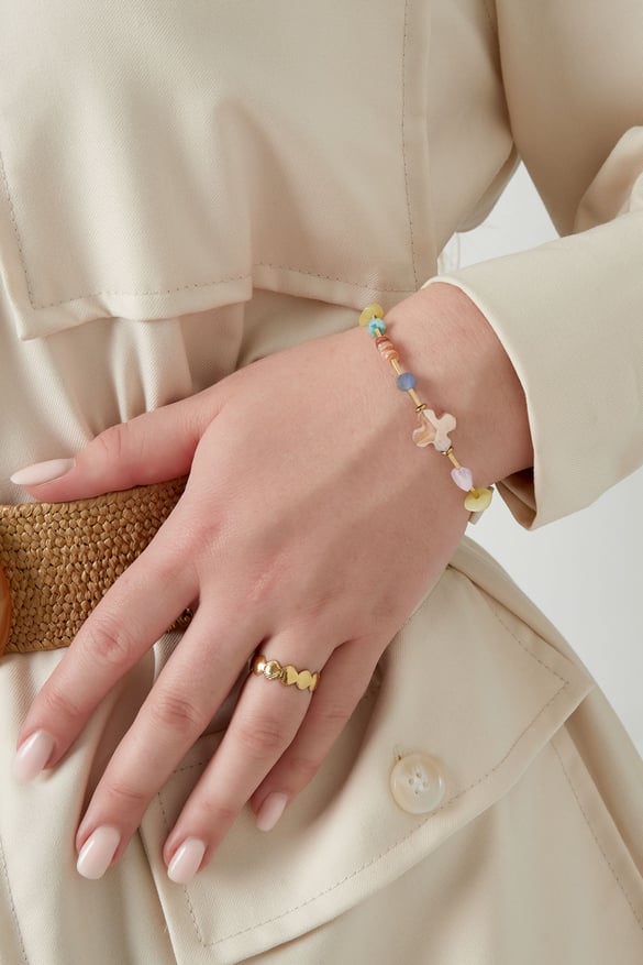 Bracelet de perles miracle vintage - multi