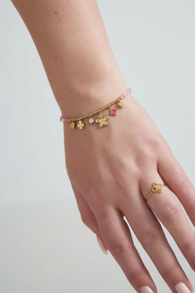 Farbenfrohes Armband Summer Lover - Roségold h5 Bild2