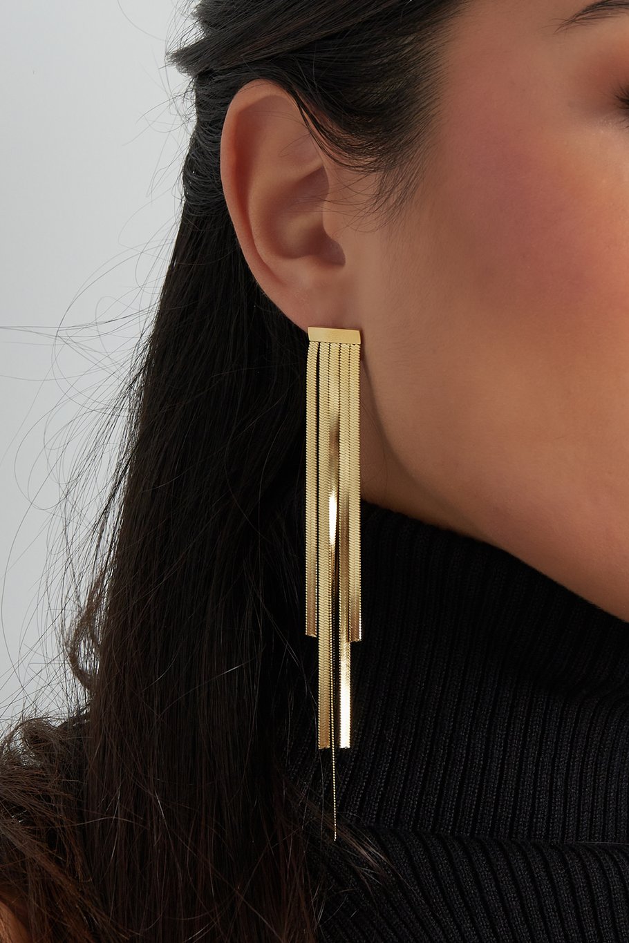 Waterfall earrings - Silver Color color Picture3