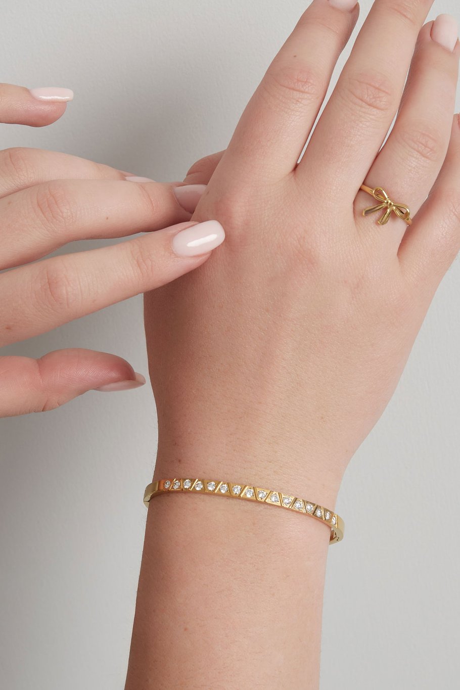 Brazalete diamante picante - Color dorado Imagen2