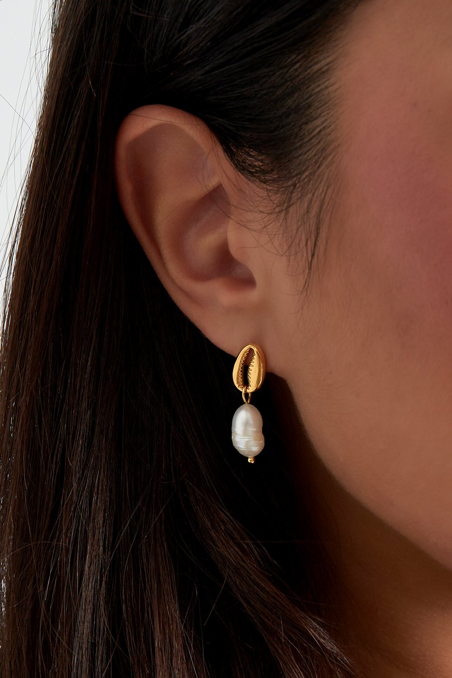 earrings pearl shell Picture3