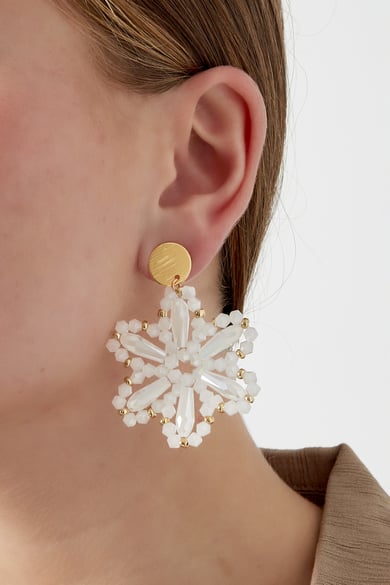 Floral dreams earrings - purple h5 Picture2