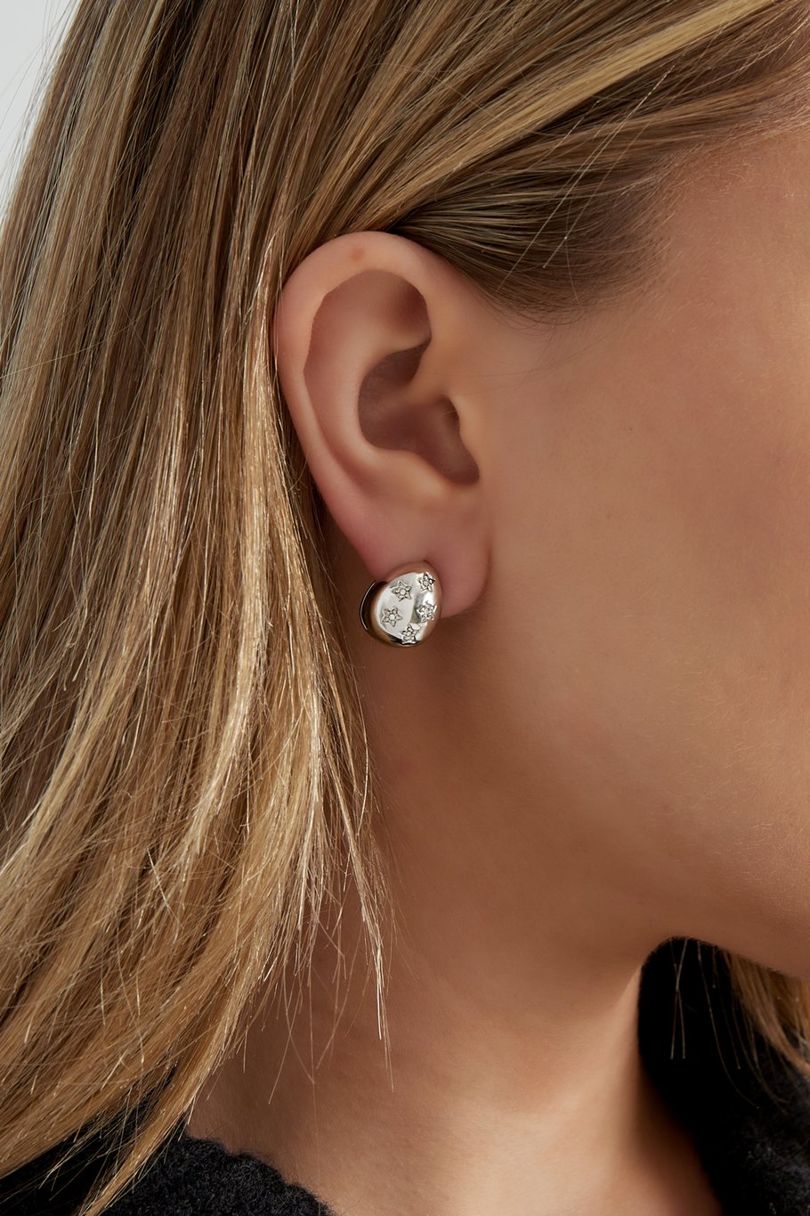 Earrings star babe - Gold color Picture2