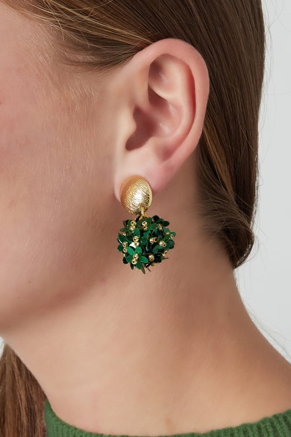 Pop of colour earrings - purple 2