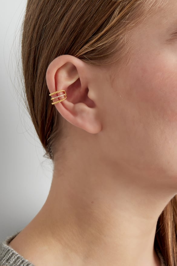Ohrstecker Twisted - Goldfarbe 2