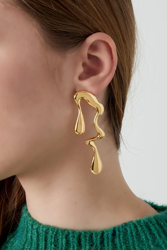 orecchini coppia pazza - colore oro