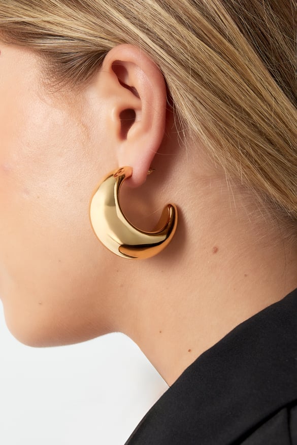 orecchini a cerchio eleganti - colore oro