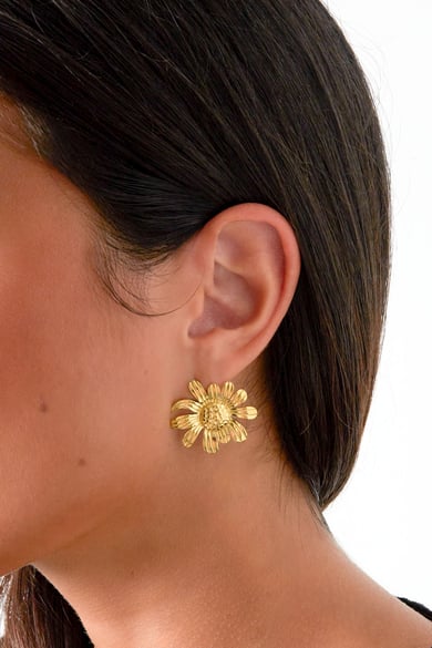Orecchini Happy Daisy - Colore oro h5 Immagine2