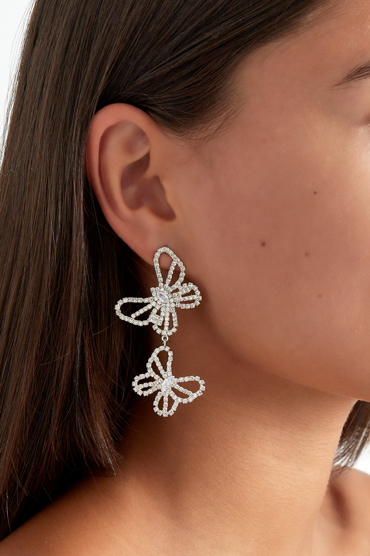 butterfly sparkle earrings