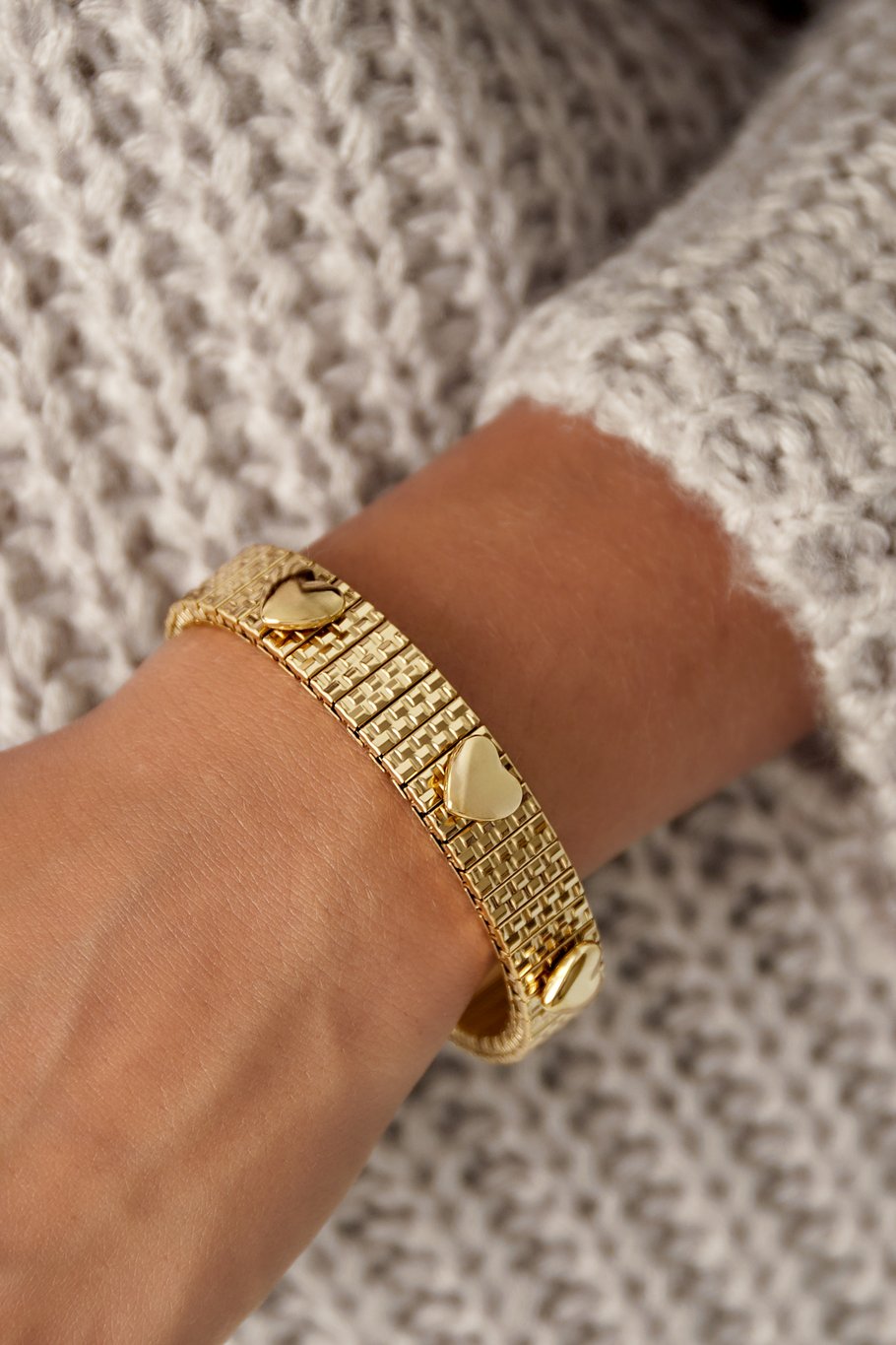 Armband „Endless Love“ – Goldfarbe - Goldfarbefarbe Bild2