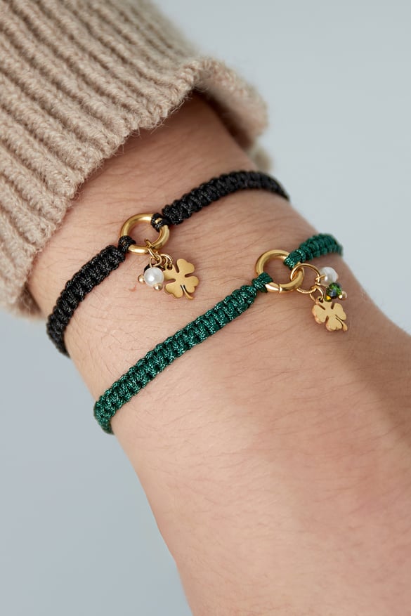 Charm party bracelet - black 2