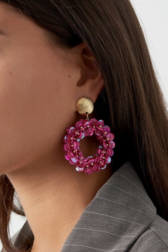 sequin spark oorbellen 2