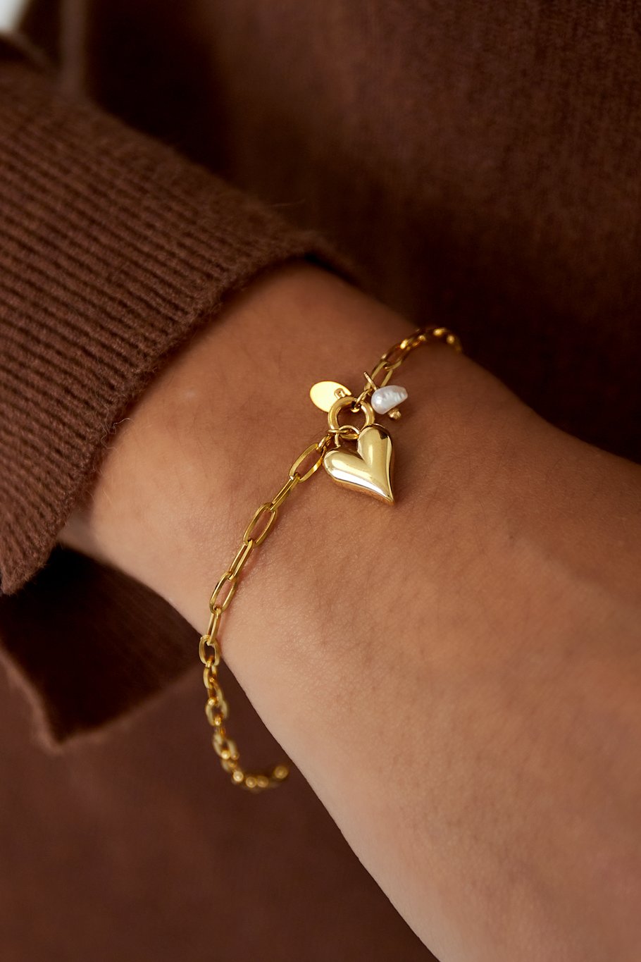 Braccialetto con ciondolo Adore - Colore oro Immagine2