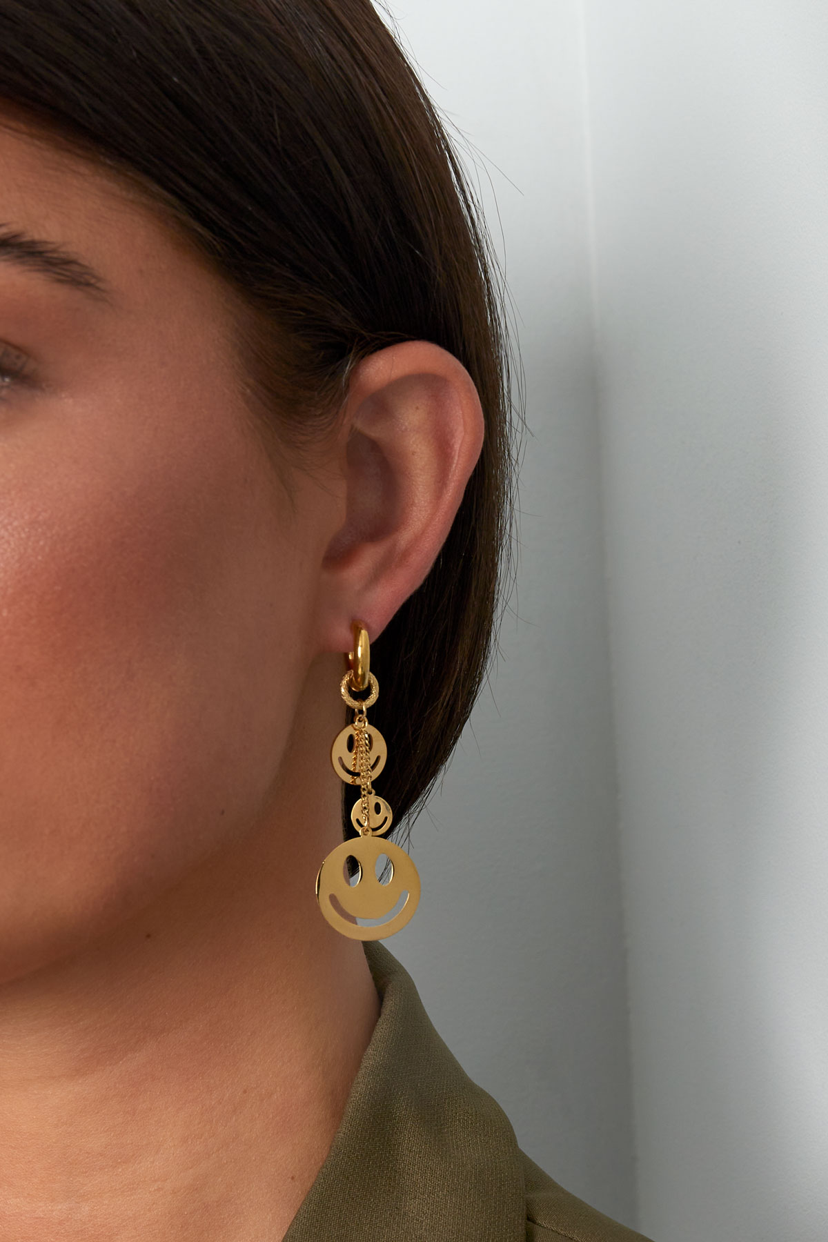 hanging smiles earrings