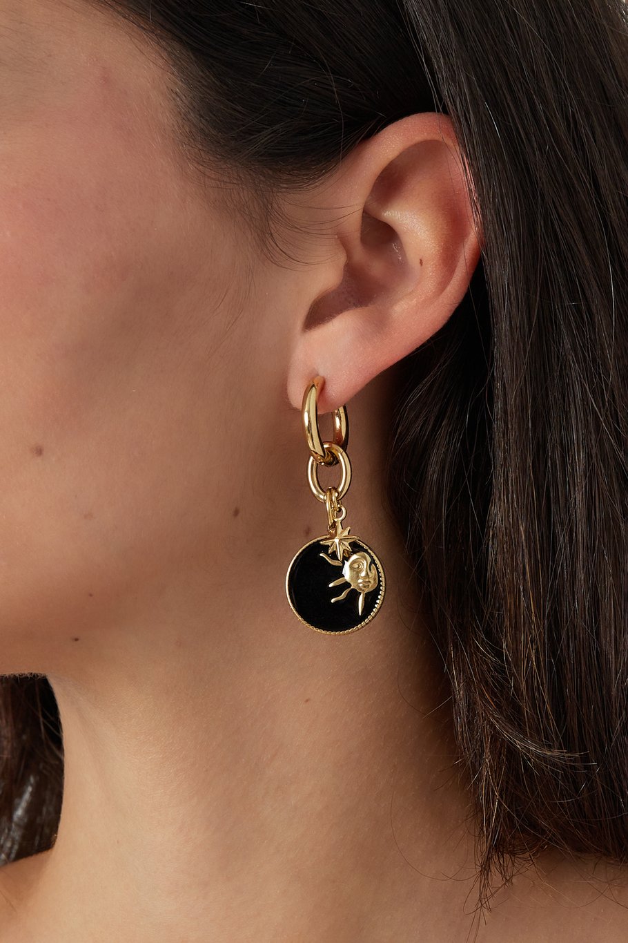 earrings sunny day - black h5Picture2