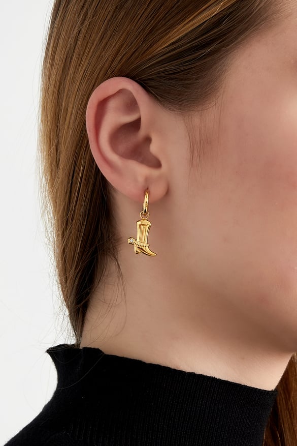 orecchini da cowboy - colore oro