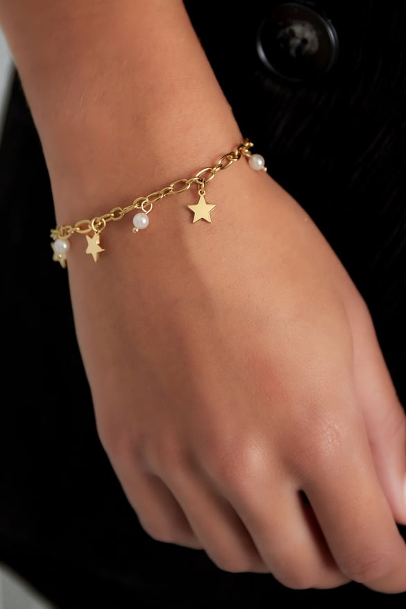bracciale notte stellata - colore oro