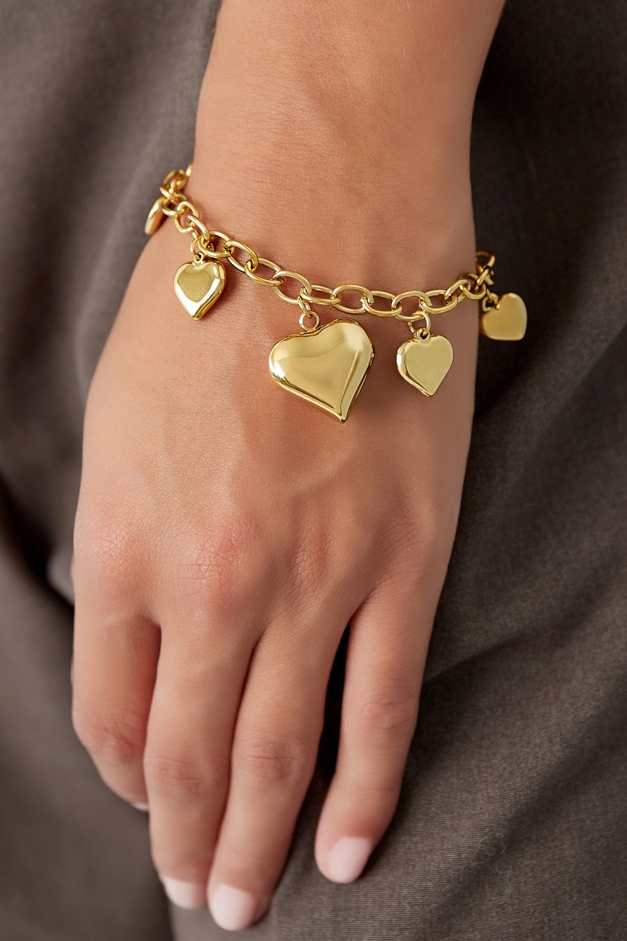 Armband „Endless Love“ – Goldfarbe - Goldfarbefarbe Bild2