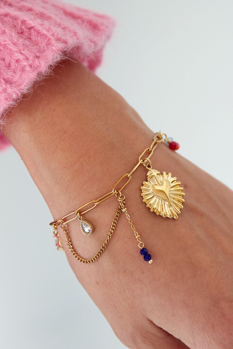Colorful joy bracelet - Gold color Picture2