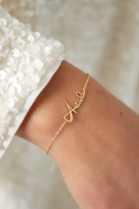 bracelet amsterdam - couleur or