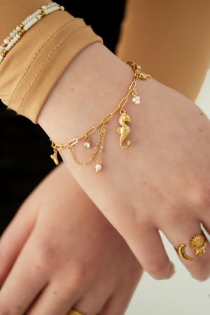 Ocean vibe bracelet - Gold color h5 Picture2