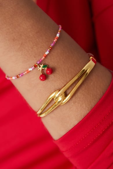 Bracelet cherry moment - Pink multi h5 Picture3