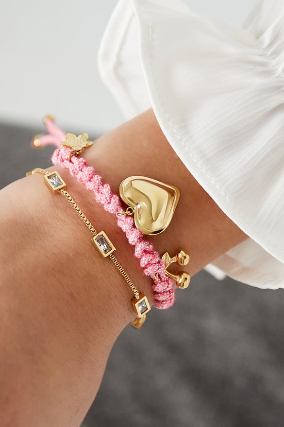 lovely bracelet - pink  2