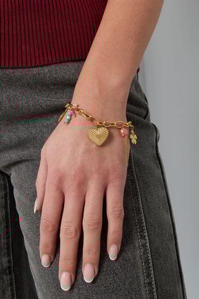 Charm-Armband Loop Dreams - Goldfarben h5 Bild2